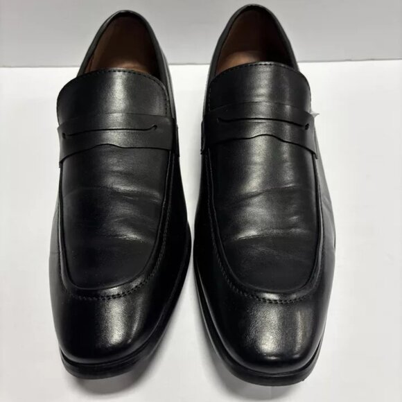 Tommy Hilfiger Men’s Simol, Black Slip-On Penny Loafers, Size 9.5 M main image 6